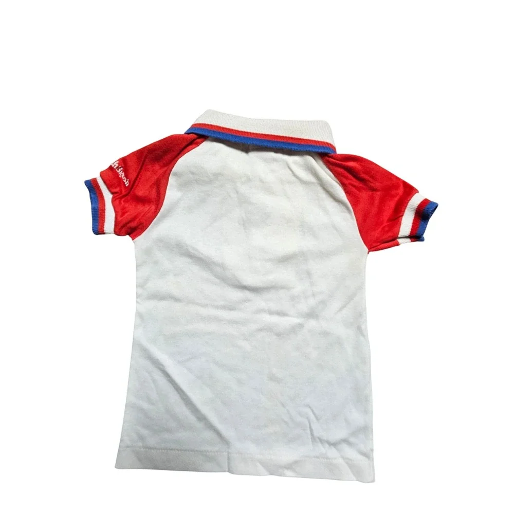 Vintage OshKosh B'gosh Toddler Colorblock Short Sleeve Polo Shirt‎ 3T Retro 90s